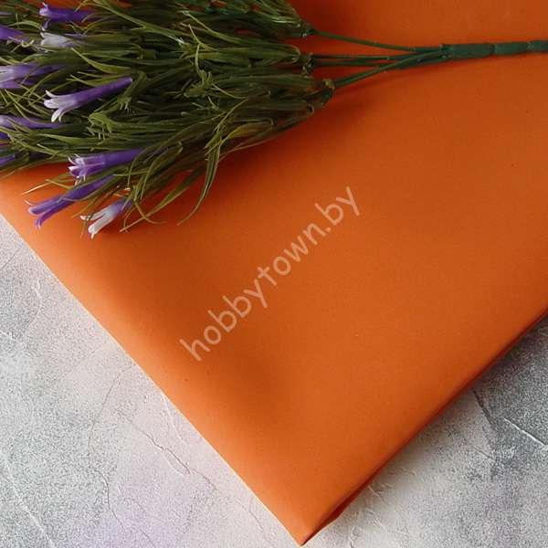 Фоамиран иранский 0,8-1 мм (цв. томатный 133 (039))