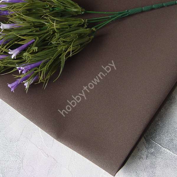 Фоамиран иранский 0,8-1 мм (цв. тёмно-коричневый 191 (021))