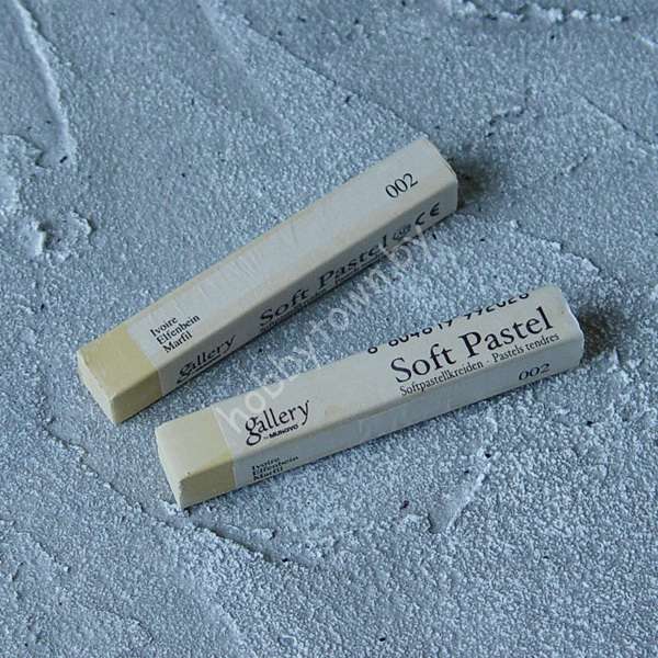 Пастель сухая мягкая профессиональная квадратная Mungyo, цвет 002 слоновая кость 1шт.