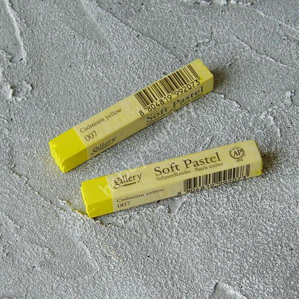 Пастель сухая мягкая профессиональная квадратная Mungyo, цвет 007 жёлтый кадмий 1шт.