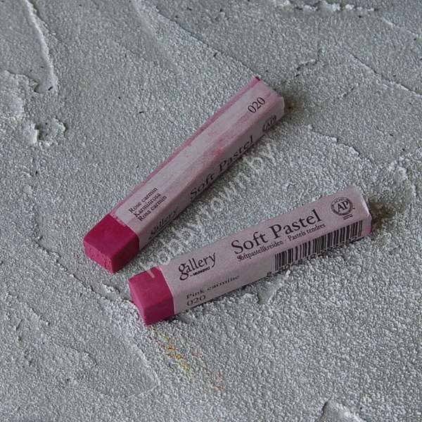 Пастель сухая мягкая профессиональная квадратная Mungyo, цвет 020 розовый кармин 1шт.