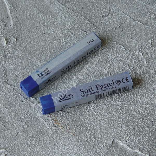 Пастель сухая мягкая профессиональная квадратная Mungyo, цвет 034 синий кобальт 1шт.