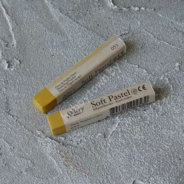 Пастель сухая мягкая профессиональная квадратная Mungyo, цвет 053 тёплая Неапольская охра 1шт.