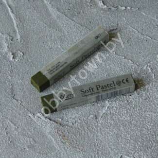 Пастель сухая мягкая профессиональная квадратная Mungyo, цвет 067 оливковый желтоватый зеленый 1шт.