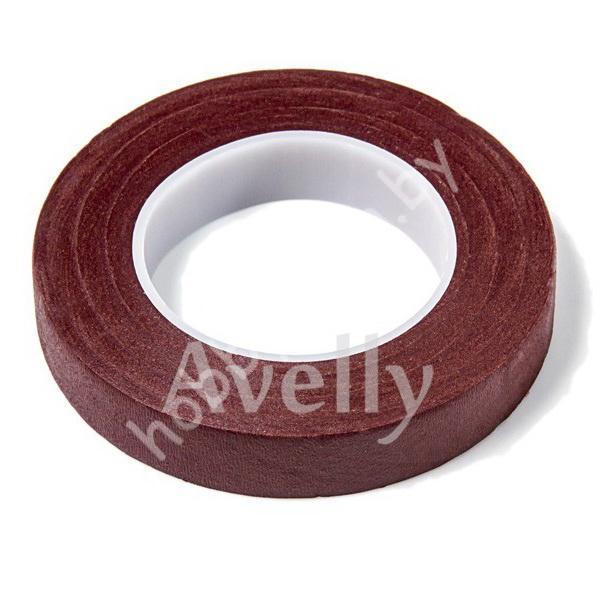 Флористическая тейп лента цвет(красное дерево) 1 шт.