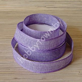 Лента декоративная 2,5 см (цв. фиолетовый) 1м