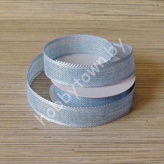 Лента декоративная 2,5 см (цв. голубой) 1м