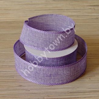 Лента декоративная 3,8 см (цв. фиолетовый) 1м