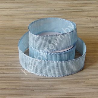 Лента декоративная 3,8 см (цв. св-голубой) 1м