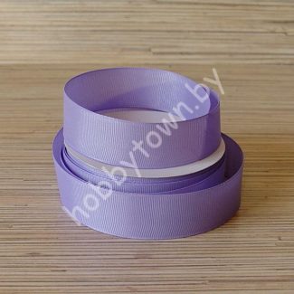 Лента репсовая, ширина 25мм, (цв.фиолетовый 21) 1 метр