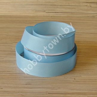 Лента репсовая, ширина 25мм, (цв.голубой 97) 1 метр