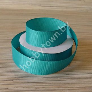 Лента репсовая, ширина 25мм, (цв.тиффани 221) 1 метр