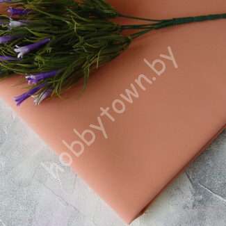 Фоамиран иранский 0,8-1 мм цв. (тёмно-лососевый 143 (034))