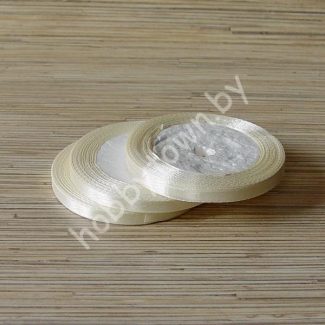 Лента атласная 0,6 см (цв.айвори 083)