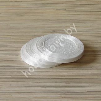 Лента атласная 0,6 см (цв.молочный 042)