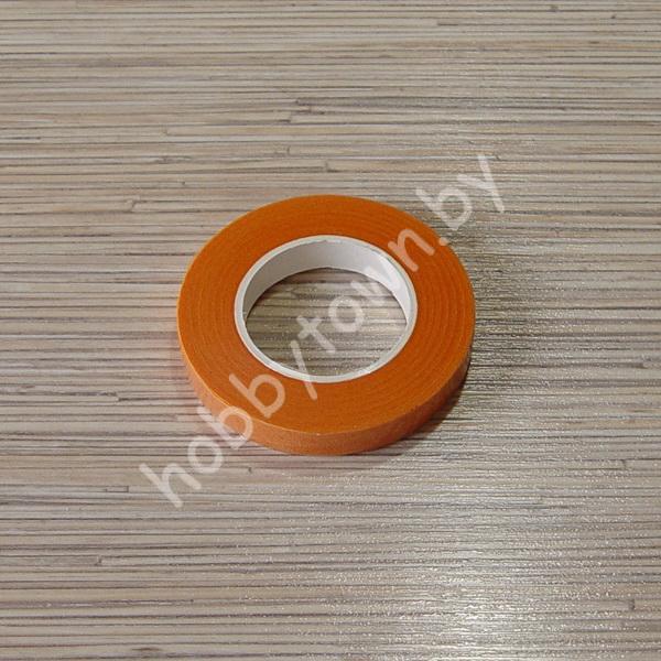 Флористическая тейп лента цвет (оранжевый) 1 шт.