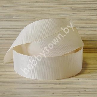 Лента репсовая, ширина 40 мм, (цв.бежевый 84) 1 метр