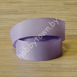 Лента репсовая, ширина 40 мм, (цв.фиолетовый 21) 1 метр