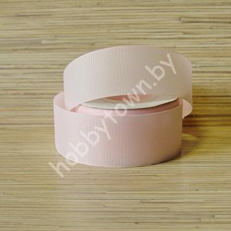 Лента репсовая, ширина 40 мм, (цв.св-розовый 43) 1 метр