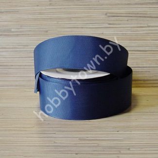 Лента репсовая, ширина 40 мм, (цв.т-синий 38) 1 метр
