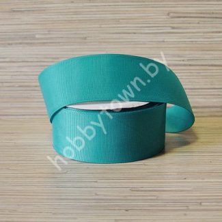 Лента репсовая, ширина 40 мм, (цв.тиффани 221) 1 метр
