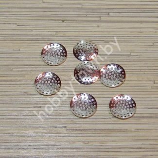 Основа "сито" 2,5 см (цв. светлое серебро) 1 шт.