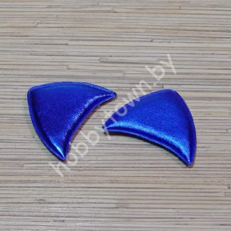 Патч “Ушки” 6x5 см (цв. синий) 1шт.