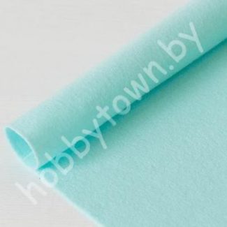 Фетр корейский мягкий 1 мм, 20х28см, 40x28 см (цв. RN 30 Лазурно-голубой )