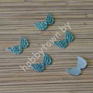 Патч Крылья маленькие, 1x2 см, (цв. голубой) 1шт.