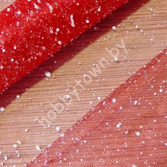 Сетка Снег 53 см (цв. красный) 1 метр