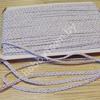 Тесьма декоративная с люрексом 6 мм (цв.с серебром) 1 м