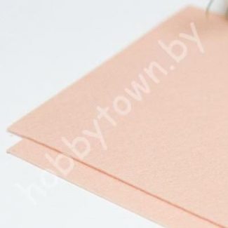 Фетр корейский жёсткий 1,2 мм, 20х28см (цв. 812 Кремово-бежевый)
