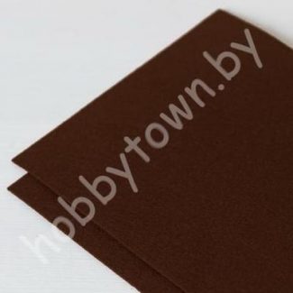 Фетр корейский жёсткий 1,2 мм, 20х28см, 40x28 см (цв. 888 Ореховый)