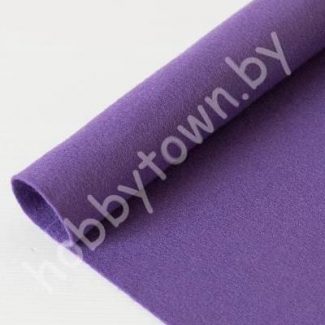 Фетр корейский мягкий 1 мм, 20х28см (цв. А-10 Темно-сиреневый)