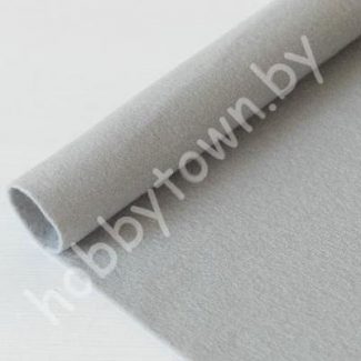 Фетр корейский мягкий 1 мм, 20х28см (цв. А-24 Серый)