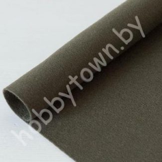 Фетр корейский мягкий 1 мм, 20х28, 40x28 см (цв. А-33 Болотный)