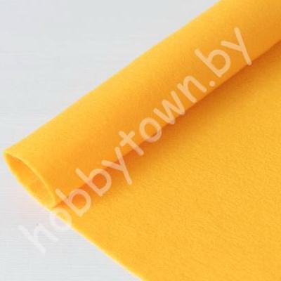 Фетр корейский мягкий 1 мм, 20х28, 40x28 см (цв. RN-17 Темно-желтый)