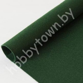 Фетр корейский мягкий 1 мм, 20х28, 40x28см (цв. RN-20 Темно-изумрудный)