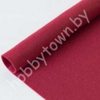 Фетр корейский мягкий 1 мм, 20х28, 40x28 см (цв. RN-28 Бордовый)