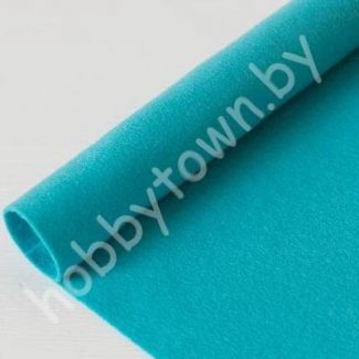 Фетр корейский мягкий 1 мм, 20х28, 40x28 см (цв. RN-29 Бирюзовый)