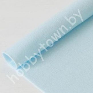 Фетр корейский мягкий 1 мм, 20х28, 40x28см (цв. RN-45 Бледно-голубой)