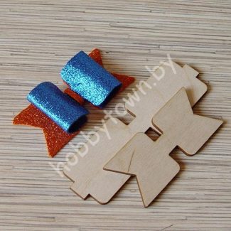 Шаблон Бант-2 фанера 3 мм 150/100 мм 2шт.