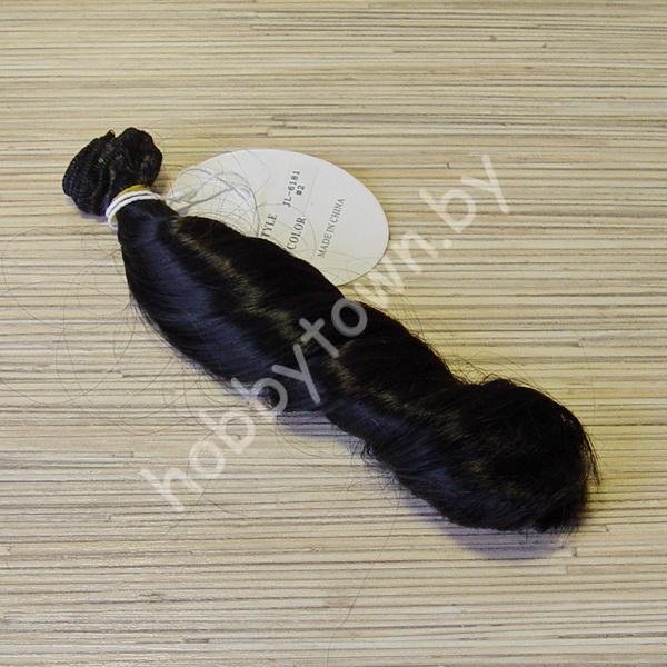 Трессы локоны 19 см, ширина 100 см (цв. чёрный)