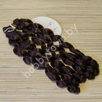 Трессы завиток 19 см, ширина 90 см (цв. коричневый)