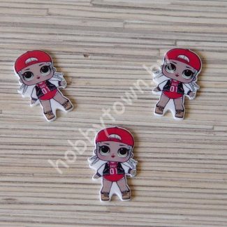 Кабошон Куколка -1 40x25 мм 1шт.