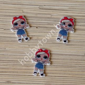 Кабошон Куколка -8 40x26 мм 1шт.