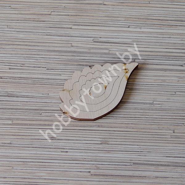 Набор шаблонов "Крылышки" 20, 40, 60, 80 мм (фанера 3 мм) 4шт.