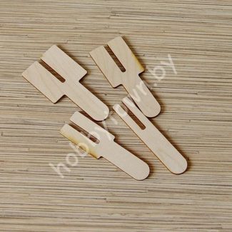 Набор шаблонов Вилочка для складок 20,30,40,50 мм (фанера 3 мм) 4шт.