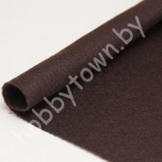 Фетр корейский мягкий 1 мм, 20х28, 40x28 см (цв. RN-36 Шоколадный)