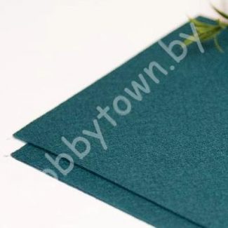 Фетр корейский жёсткий 1,2 мм, 20х28см (цв. 862 Сине-травяной)